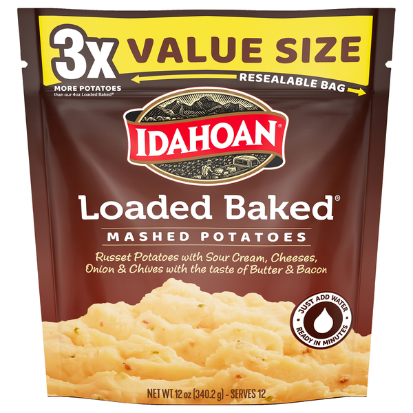 Idahoan Loaded Baked Mashed Potatoes Value Size