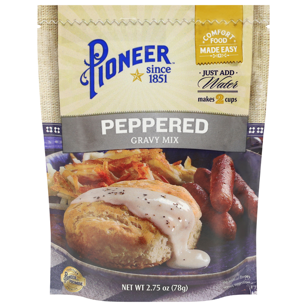 Pioneer Peppered Gravy Mix Packet