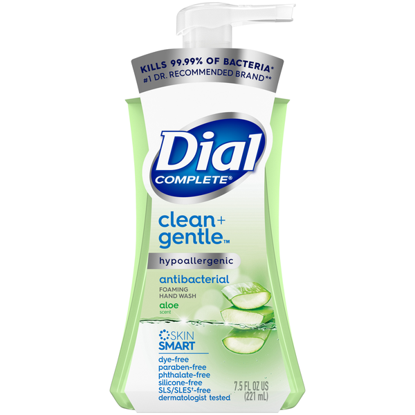 Dial Complete Clean + Gentle Aloe Antibacterial Foaming Hand Wash