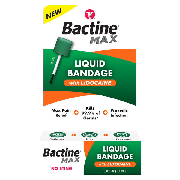 Bactine Max Liquid Bandage Triple Action