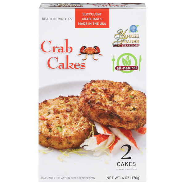Yankee Trader Maryland Style Crab Cakes - 2 ct Frozen