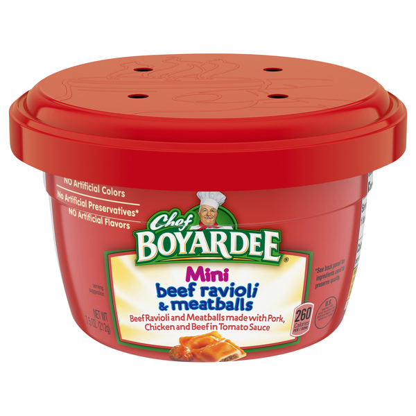Chef Boyardee Mini Beef Ravioli & Meatballs
