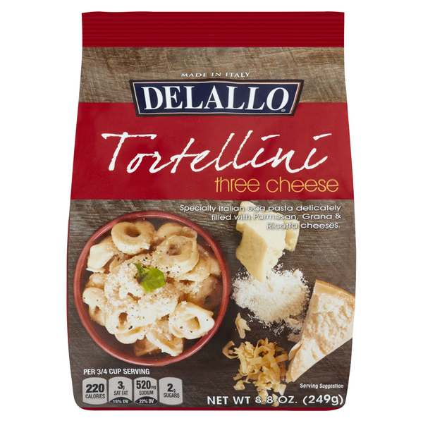 DeLallo Three Cheese Tortellini Pasta
