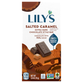 Lily's Gluten Free No Sugar Added Salted Caramel X-Dark Chocolate Candy