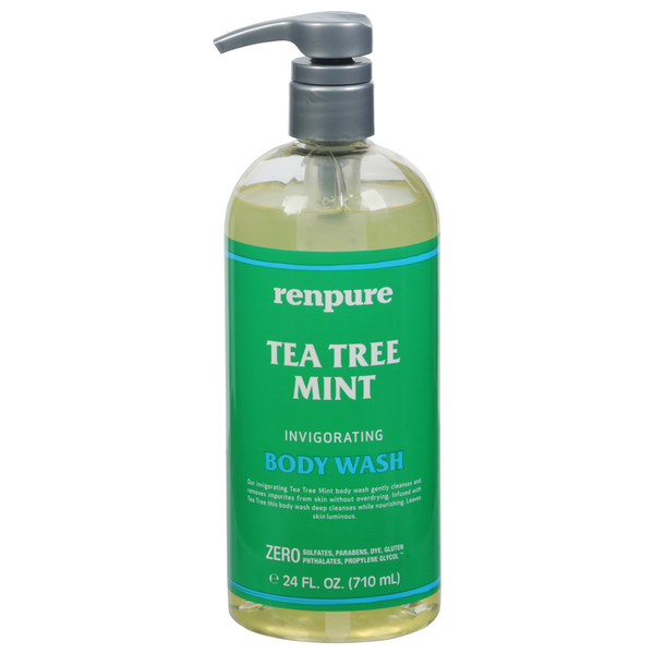 Renpure Tea Tree Mint Invigorating Body Wash Pump