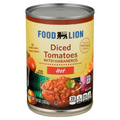 Food Lion Hot Diced Tomatoes with Habaneros