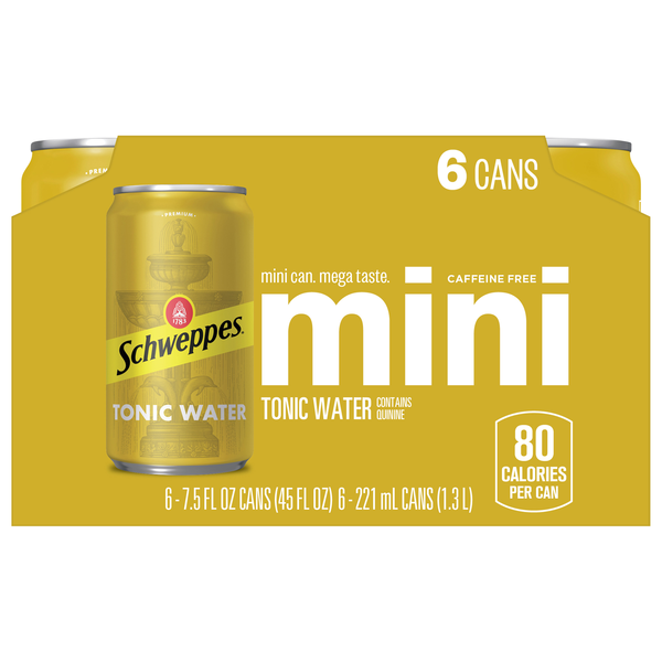 Schweppes Tonic Water - 6 pk