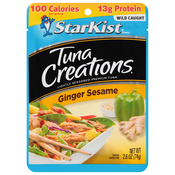 StarKist Tuna Creations Wild Caught Ginger Sesame Lightly Seasoned
