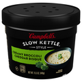 Campbell's Slow Kettle Broccoli Cheddar Bisque Soup Microwavable Bowl
