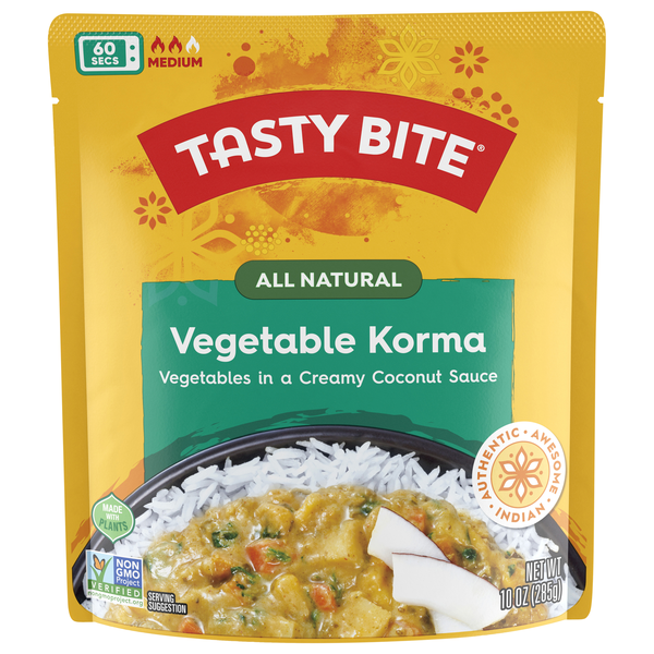 Tasty Bite All Natural 60 Second Medium Vegetable Korma