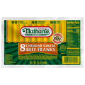 Nathan's Famous Cheddar Cheese Beef Franks - 8 ct