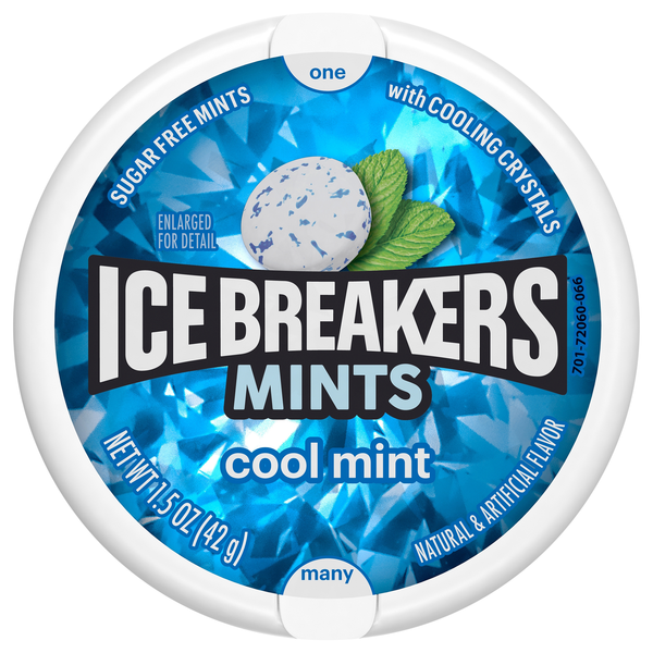 Ice Breakers Sugar Free Cool Mint Flavored Mints