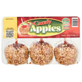 Tastee Candy Apples with Chopped Peanuts