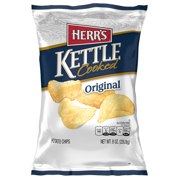 Herr's Gluten Free Original Kettle Cooked Potato Chips