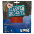Giant Wild Caught Smoked Alaskan Sockeye Salmon Pre-Sliced