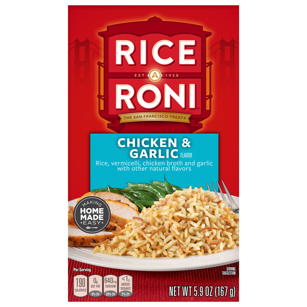 Rice-A-Roni Chicken & Garlic Flavor