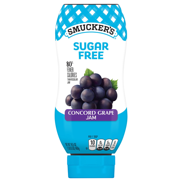 Smucker's Sugar Free Concord Grape Jam Squeeze