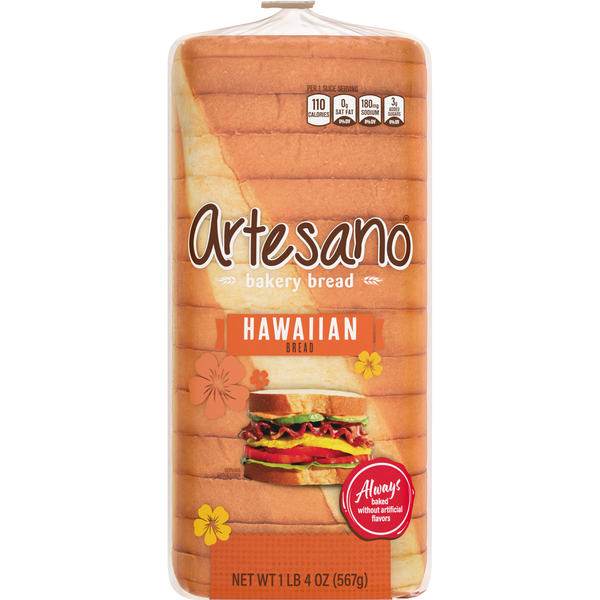 Artesano Hawaiian Bakery Bread Sliced