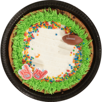 Food Lion Bakery Football Chocolate Chip Message Cookie Cake 9 Inch