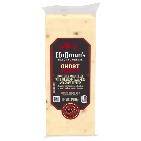 Hoffman's Natural Ghost Pepper Monterey Jack Cheese Block