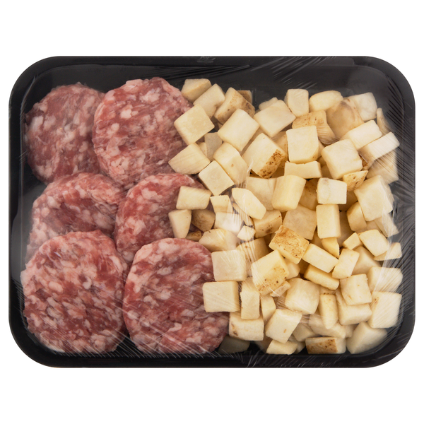 Hannaford Sausage Patty & Home Fries Breakfast Meal Kit Fresh