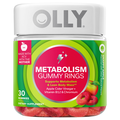 OLLY Metabolism Snappy Apple Flavor Apple Cider Vinegar + B12 Gummy Rings