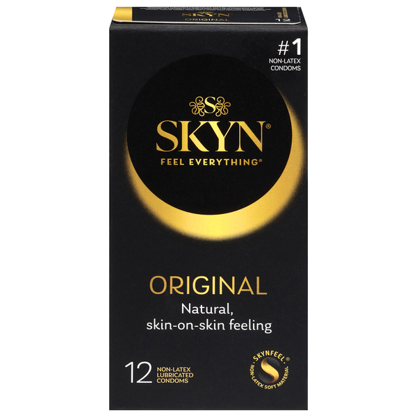 Skyn Feel Everything Non-Latex Condoms Lubricated Original