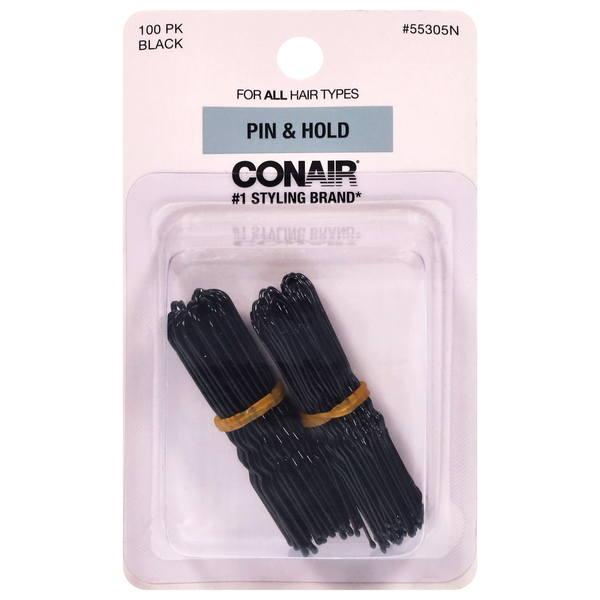 Conair Styling Essentials Hair Pins Black