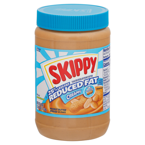 Skippy Reduced Fat Creamy Peanut Butter Spread