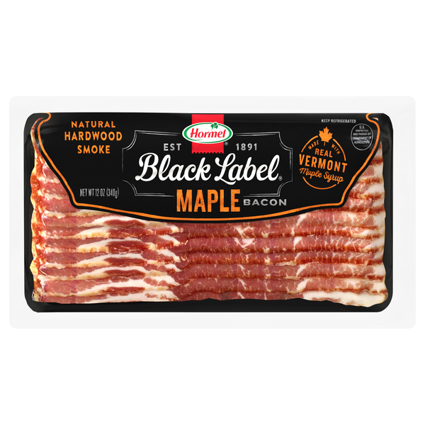 Hormel Black Label Hardwood Smoked Maple Bacon Sliced