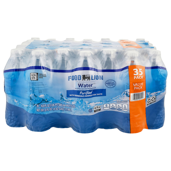 Food Lion Purified Water Value Pack - 35 pk