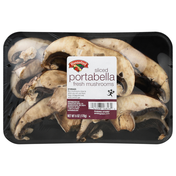 Hannaford Sliced Portabella Mushrooms