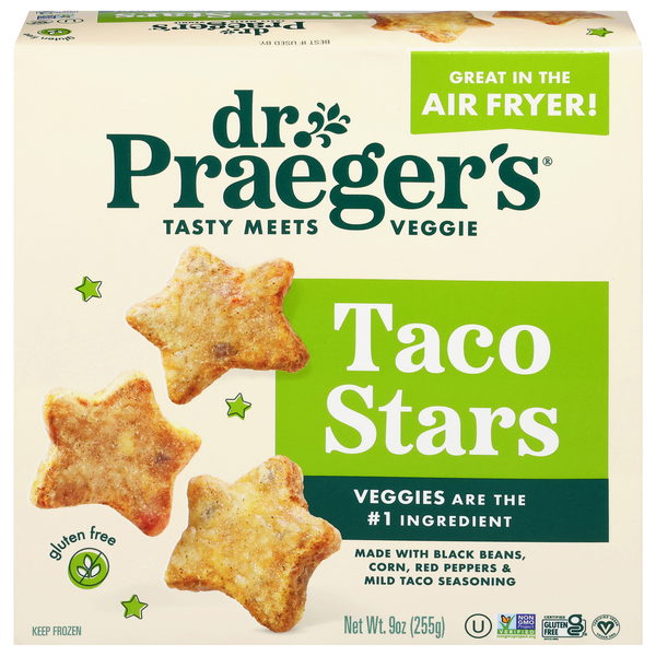 Dr. Praeger's Gluten Free Taco Stars Snack Frozen