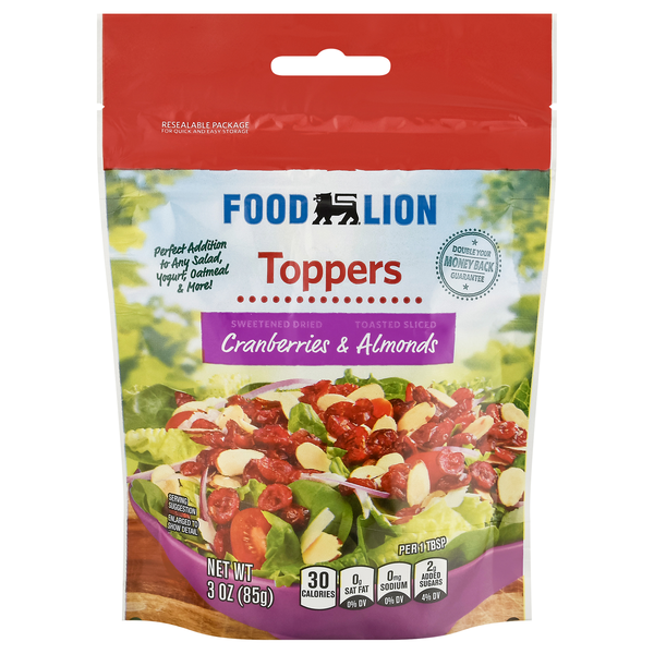 Food Lion Cranberries & Almonds Toppers