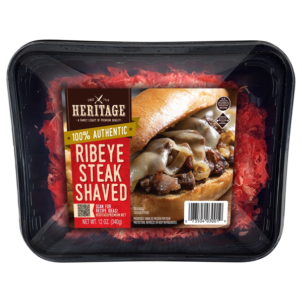 Heritage Finely Sliced Beef Ribeye Steak