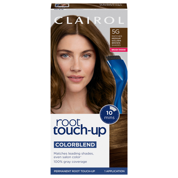 Clairol Nice 'n Easy Root Touch-Up Permanent Color Medium Golden Brown 5G