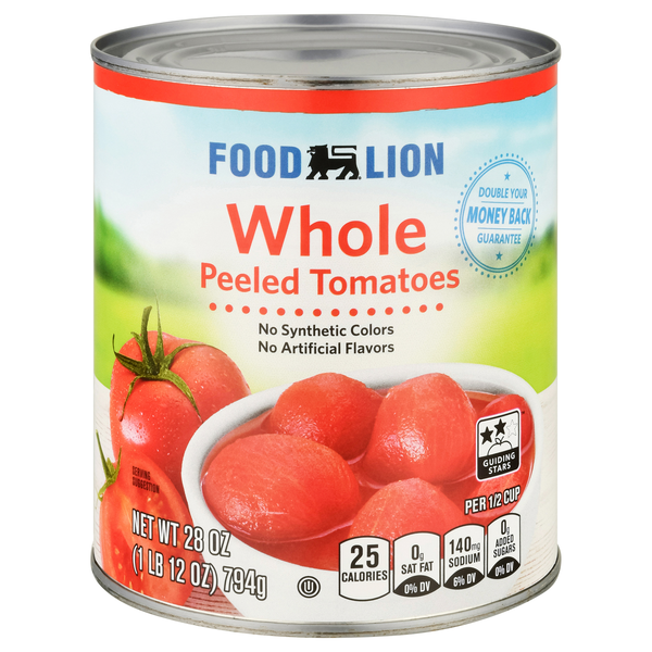 Food Lion Whole Peeled Tomatoes