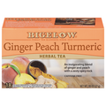 Bigelow Caffeine Free Ginger Peach Turmeric Herbal Tea Bags