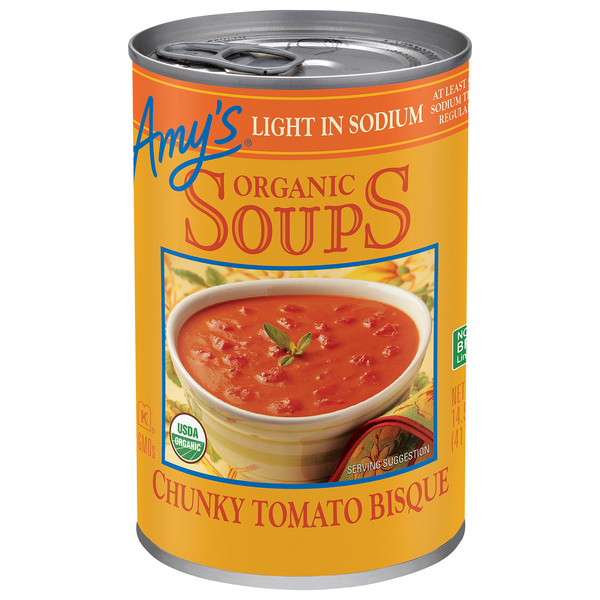 Amy's Organic Light in Sodium Chunky Tomato Bisque Soup