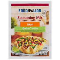 Food Lion Reduced Sodium Taco Seasoning Mix Packet