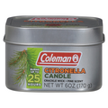 Coleman Citronella Crackle Wick Pine Scent Candle