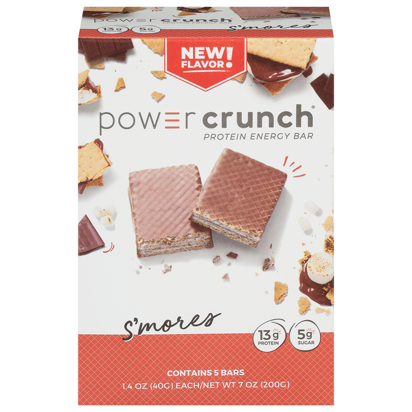 Power Crunch S'mores 13g Protein Energy Bar - 5 ct