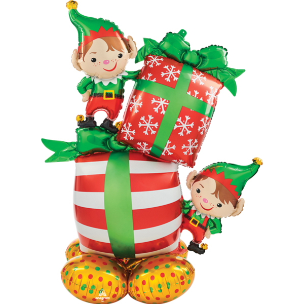AirLoonz Christmas Elves Decorative Air-Filled Balloon