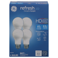 GE Refresh LED Dimmable 8.5 Watts A19 Bulbs