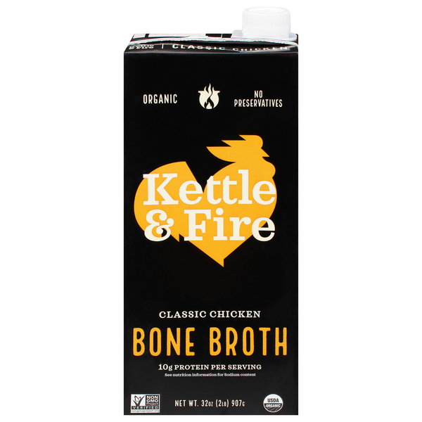 Save on Kettle & Fire Bone Broth Chicken Classic Organic Order Online