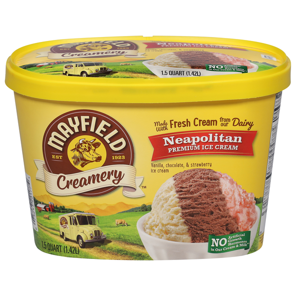 Mayfield Creamery Neapolitan Premium Ice Cream