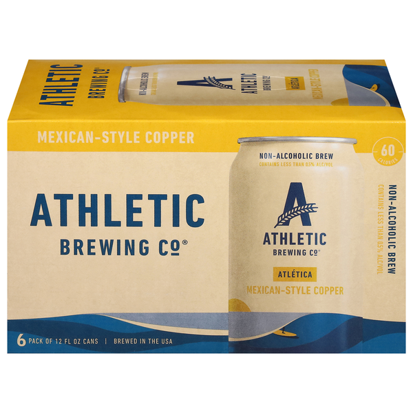 Athletic Brewing Co Light Copper Non-Alcoholic Brew - 12 pk