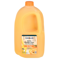 Food Lion No Pulp 100% Orange Juice