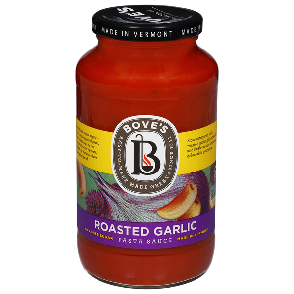 Bove's of Vermont Roasted Garlic Pasta Sauce