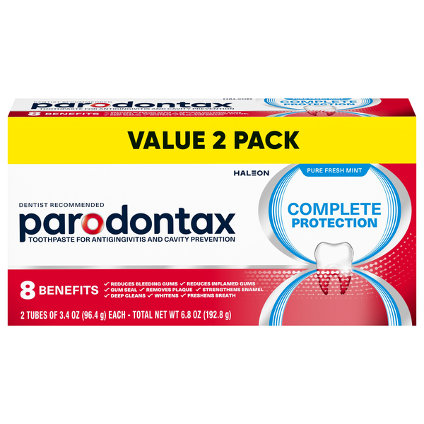 Parodontax Complete Protection Pure Fresh Mint Toothpaste - 2 ct